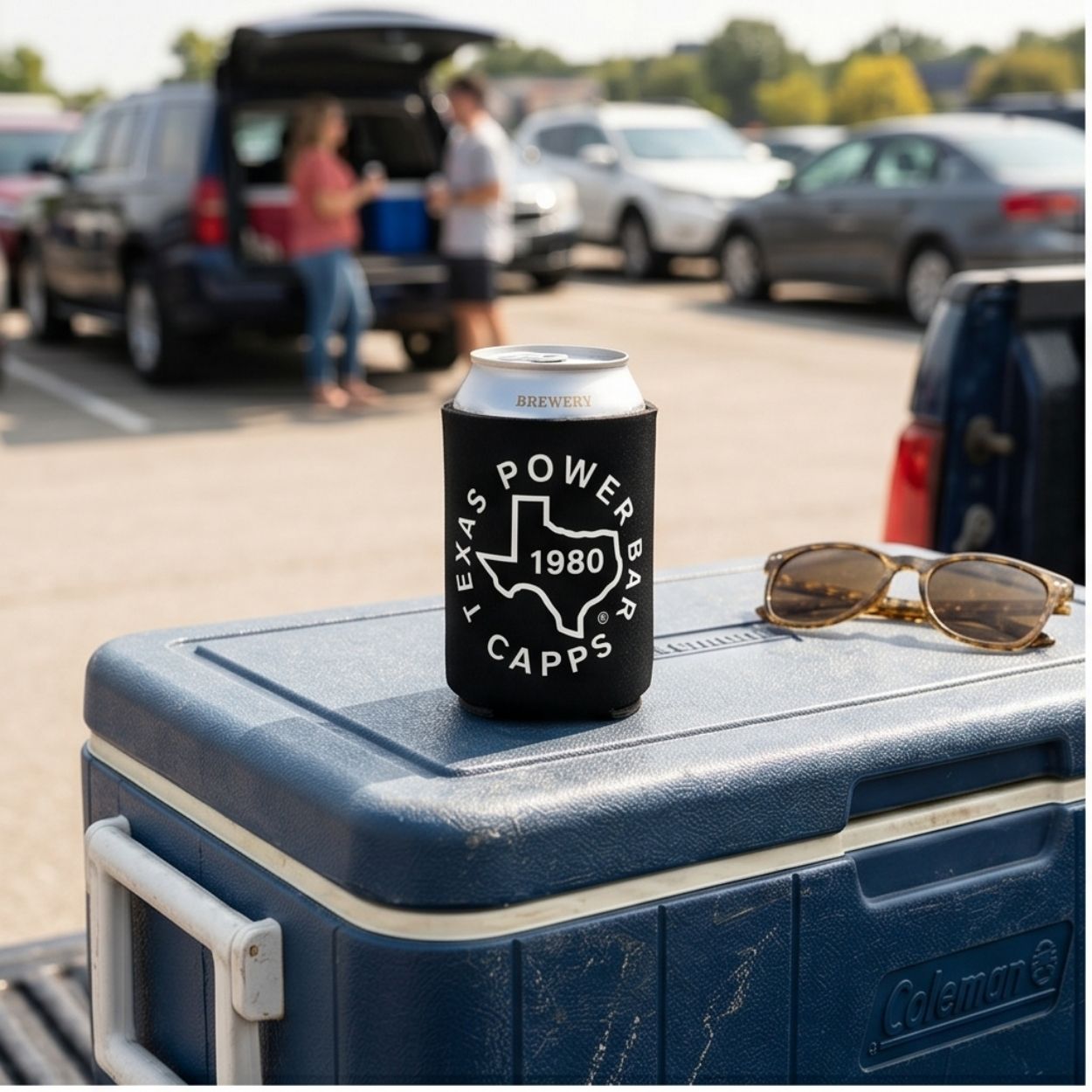 Texas Power Bar Drink Koozie