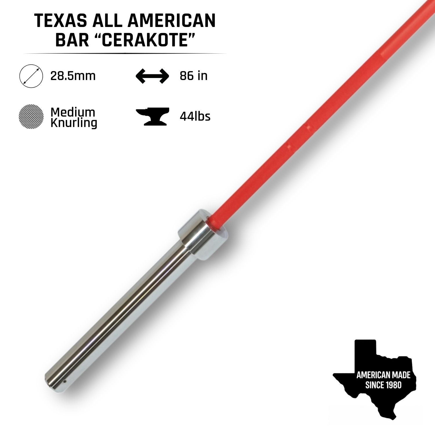 Texas All American Bar Cerakote